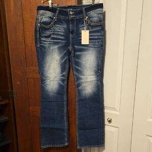 Women's 2xl Stylish Blue Boot Cut Women's Jeans